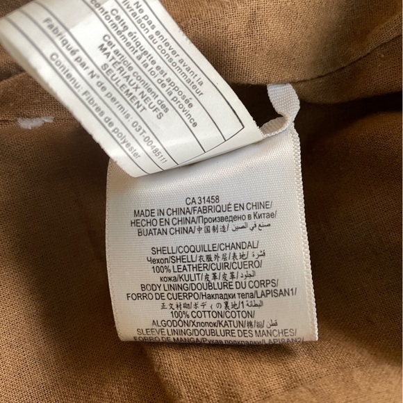 BCBG Moto Leather Jacket XS - Picture 13 of 15